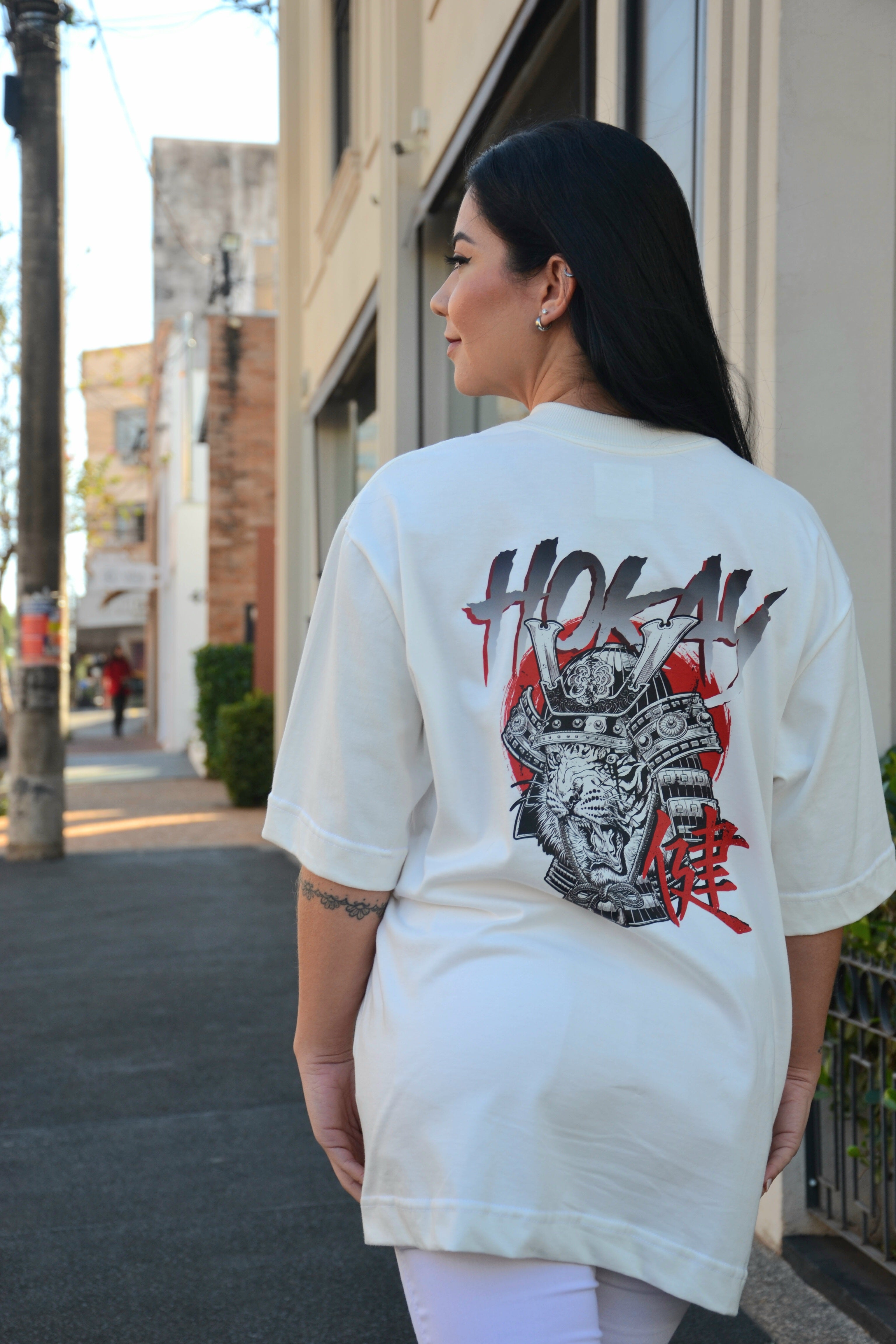Camiseta Oversized Heavy Hokay Tigre