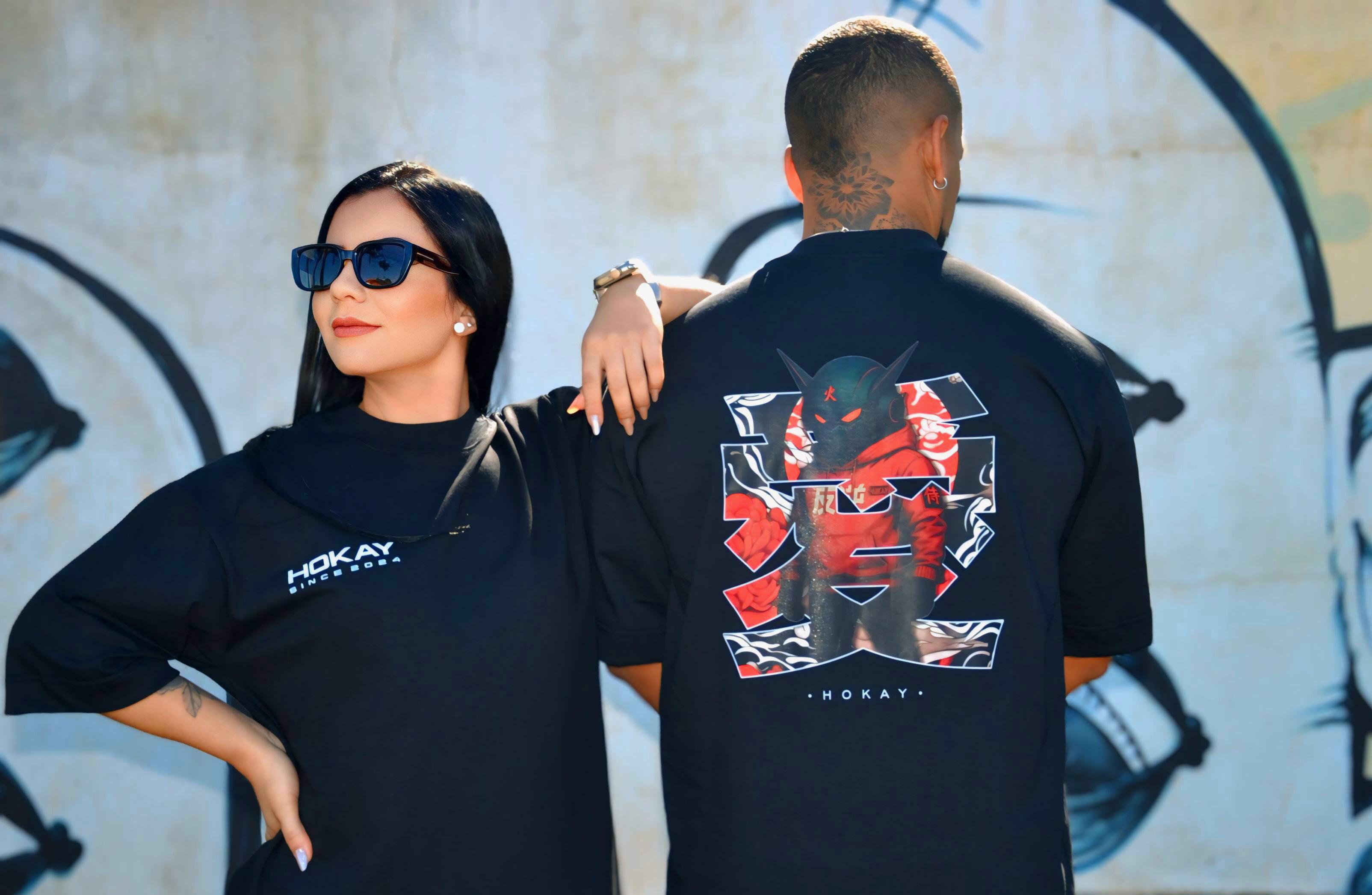 Camiseta Oversized Heavy Hokay Personagem