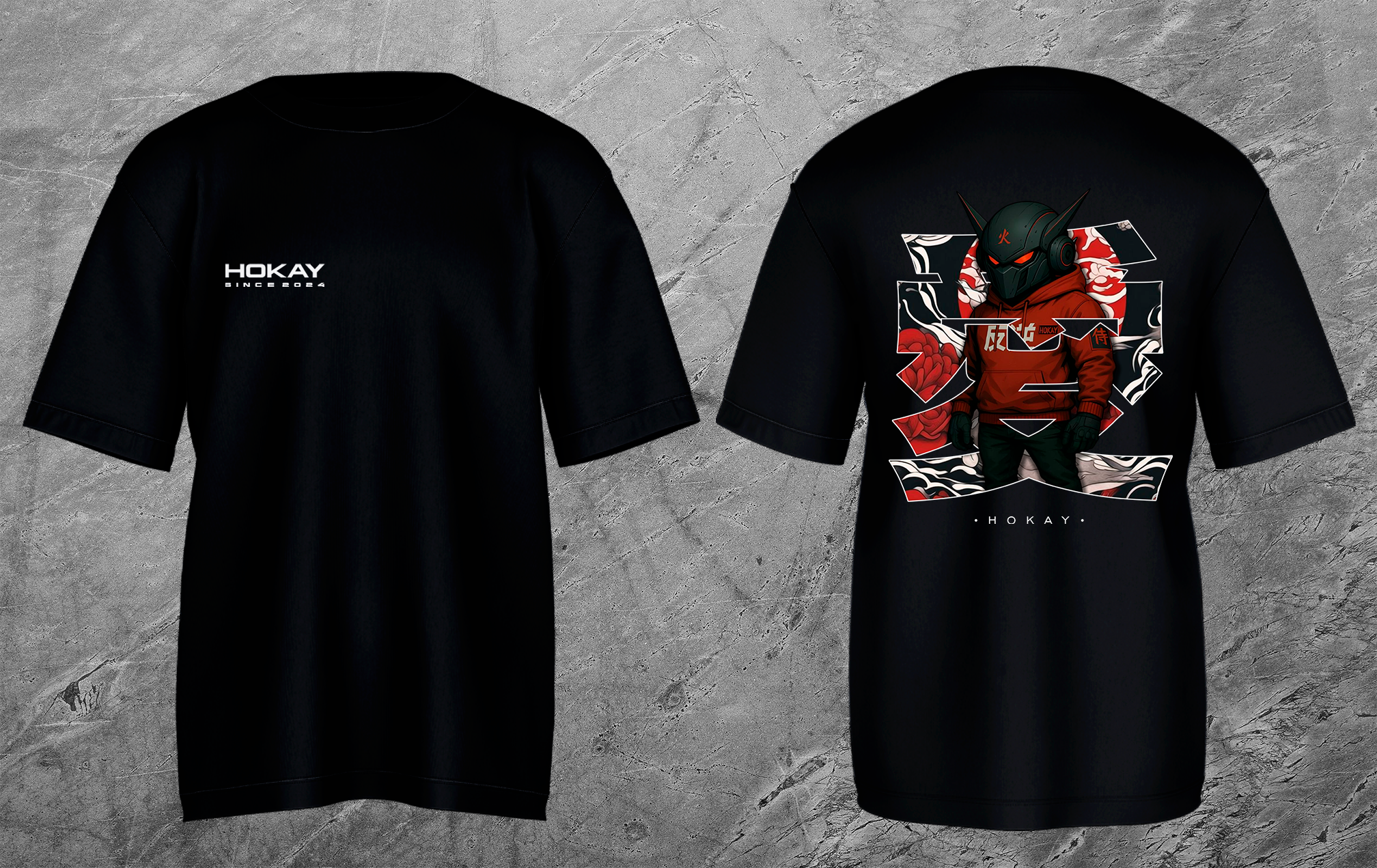 Camiseta Oversized Heavy Hokay Personagem